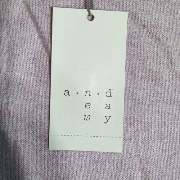 and a new day knitted pullover women's size M lilac rib decorated - Picture 6 of 13